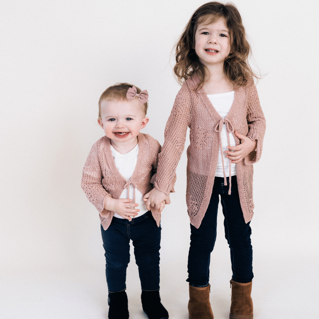 Crochet Bell Sleeve Cardigan- Child
