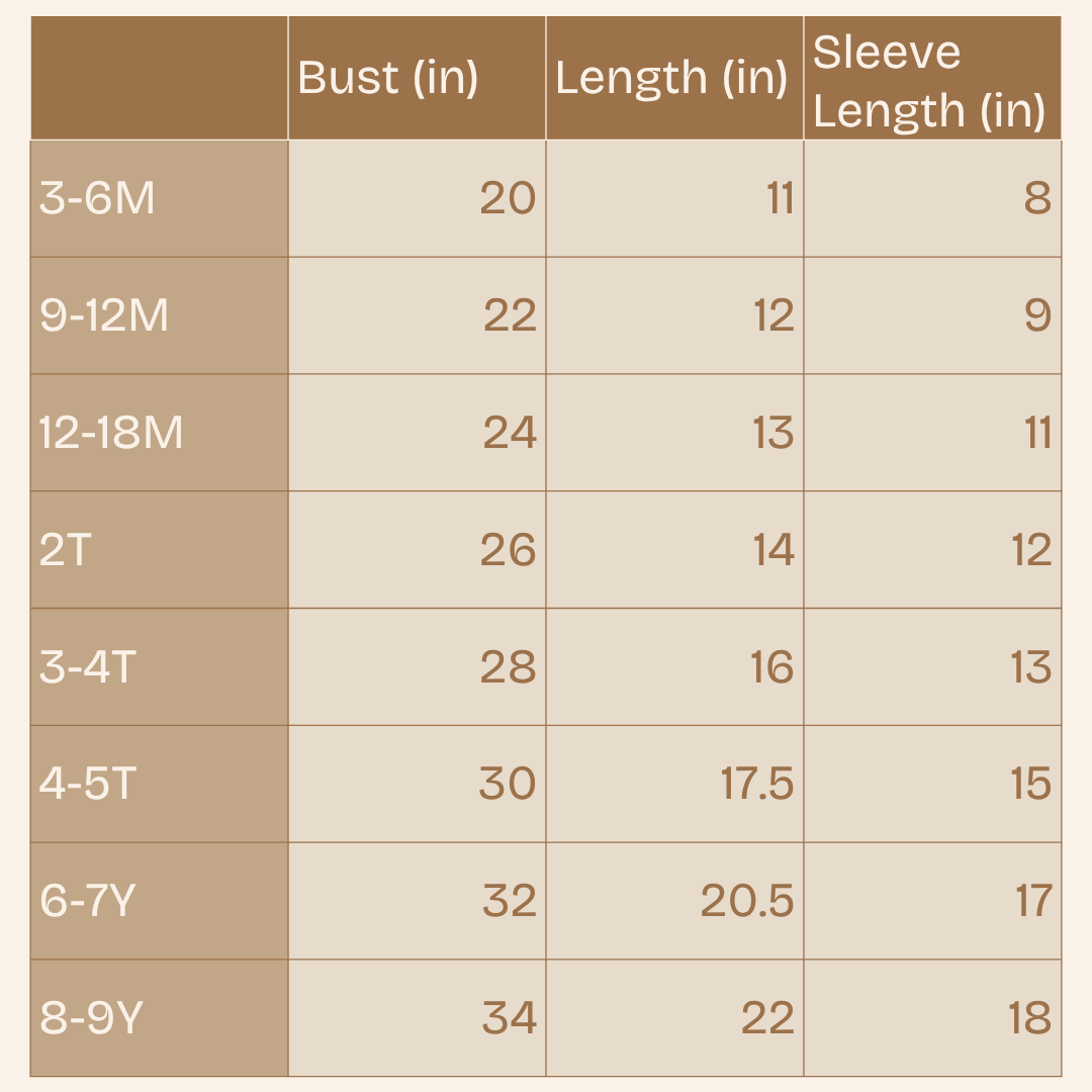 Lightweight Brown Flannel - Infant