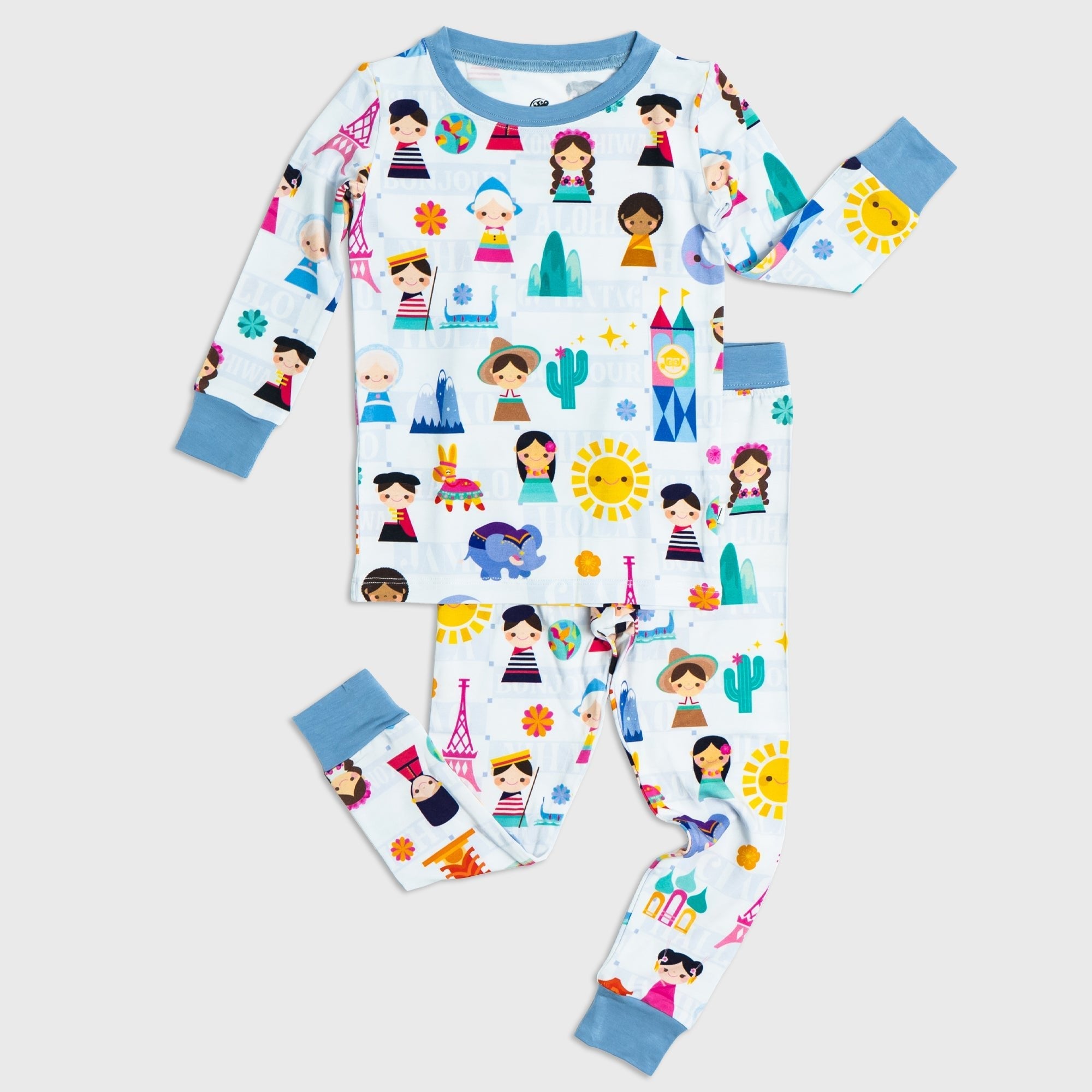 Children Of The World Long Sleeve Pajamas