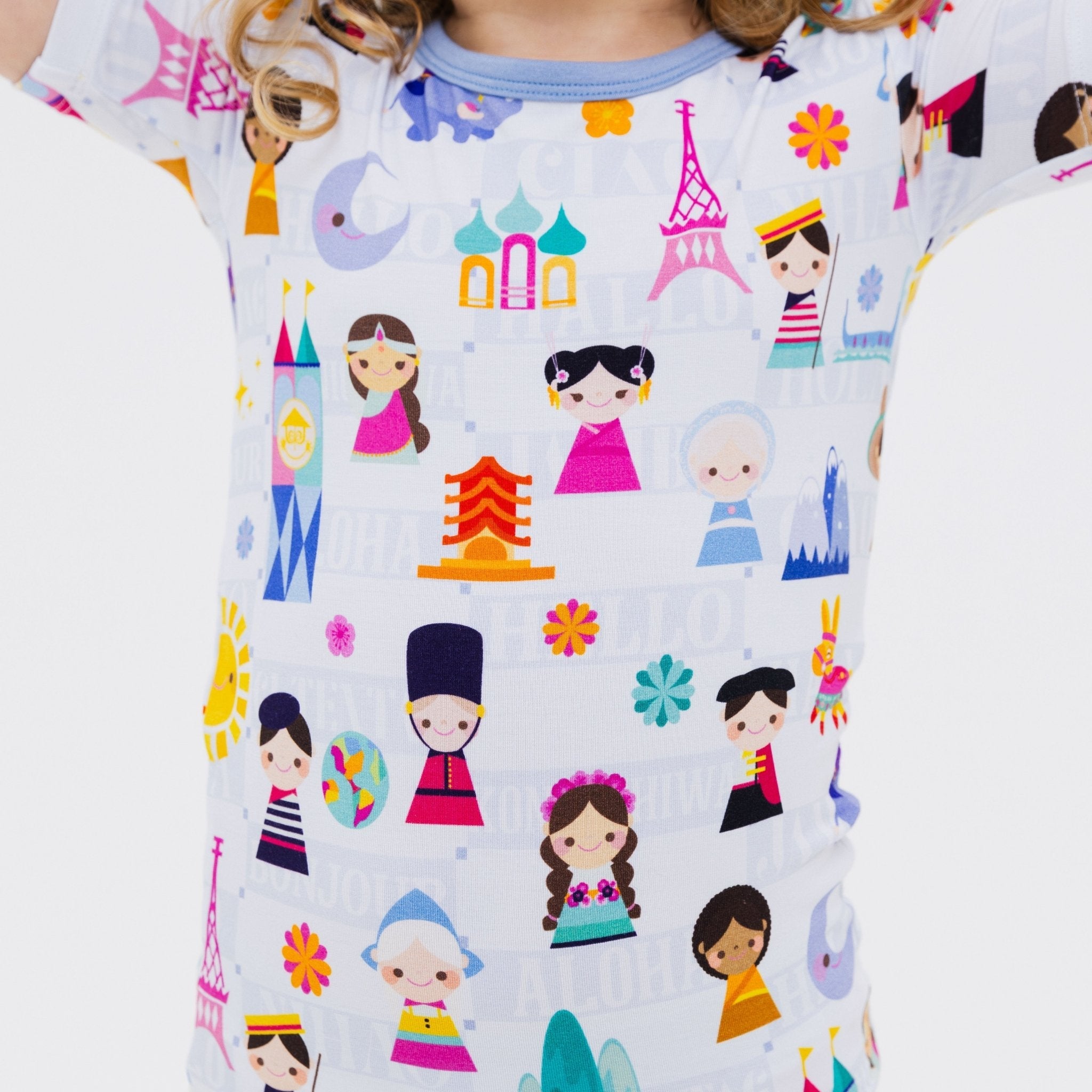 Children Of The World Short Sleeve Pajamas