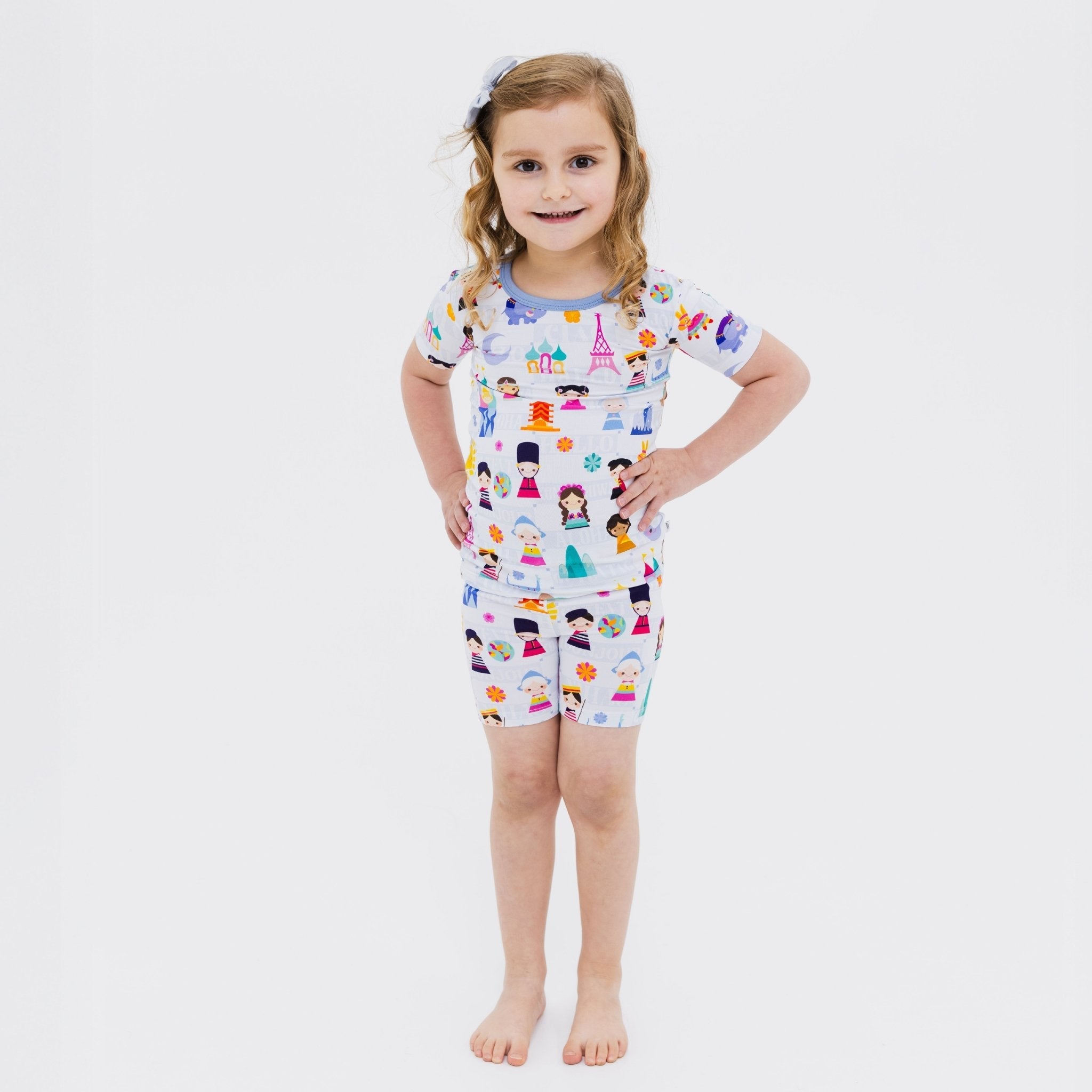 Children Of The World Short Sleeve Pajamas