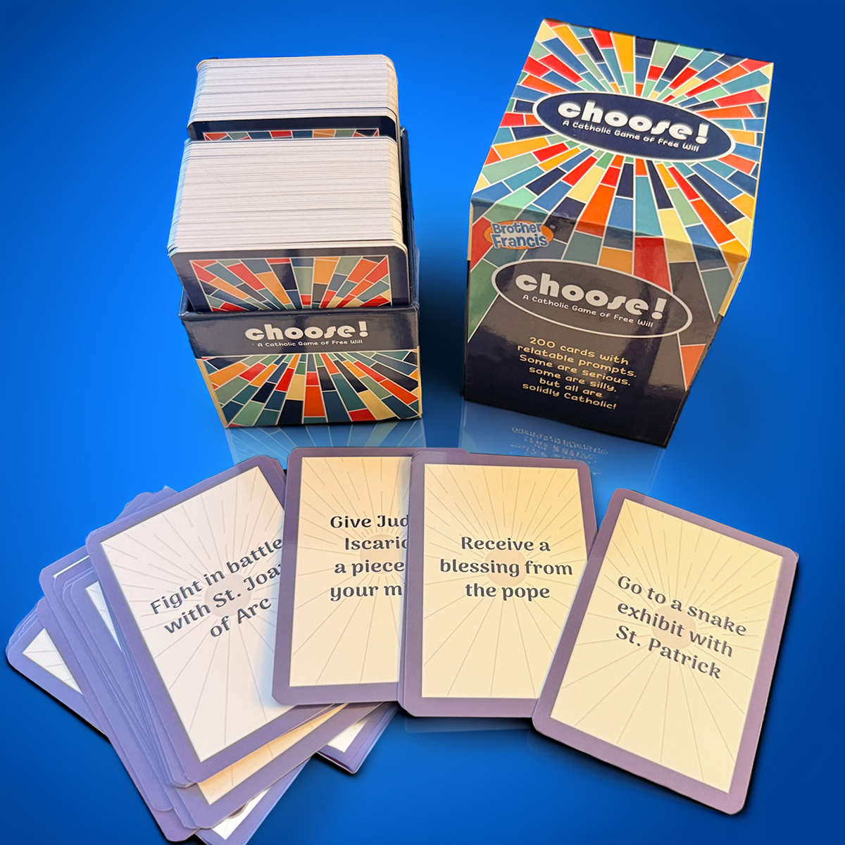 Catholic Game Bundle: Bingo, Choose, Fun-fact-faith