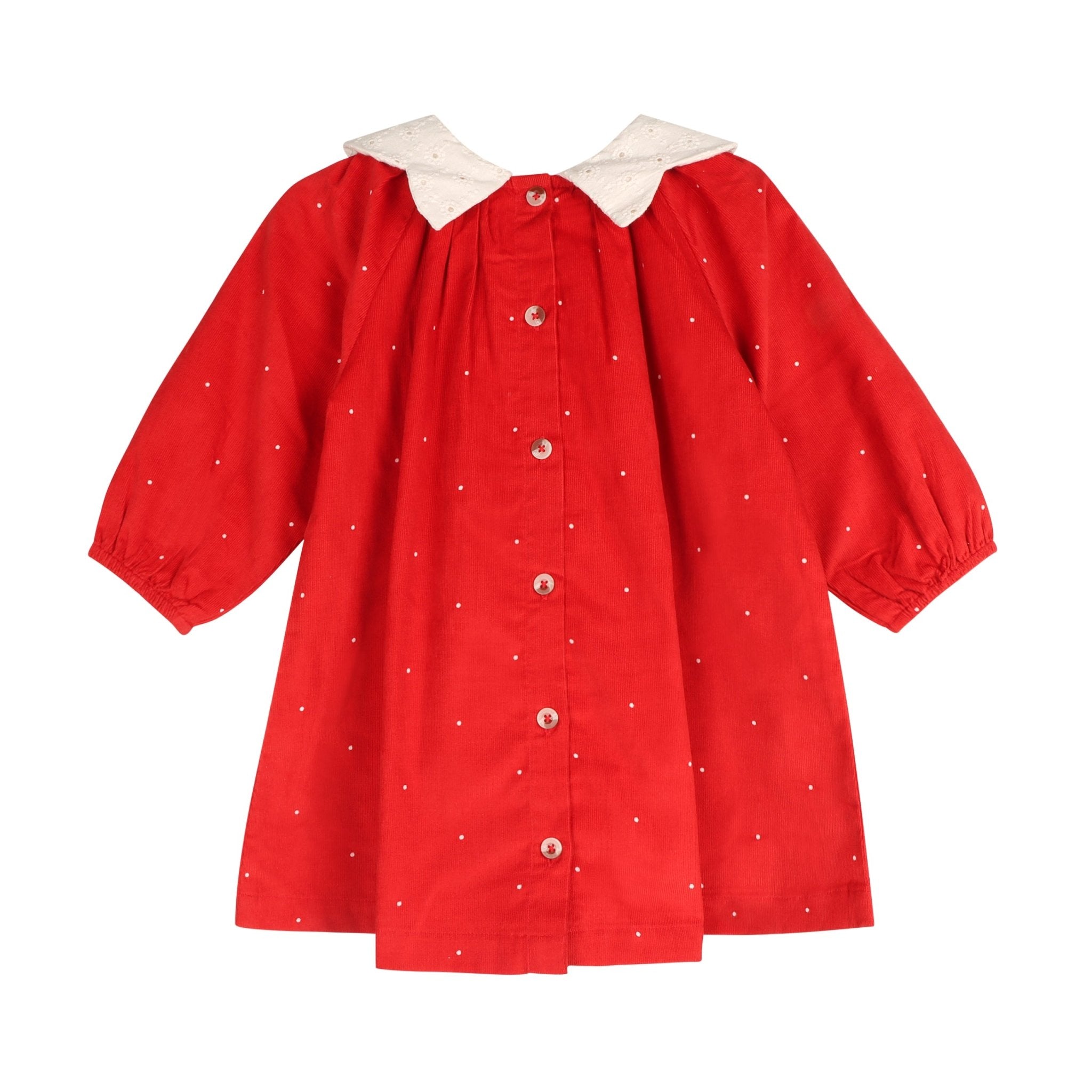 Christmas Carol Red Holiday Dress