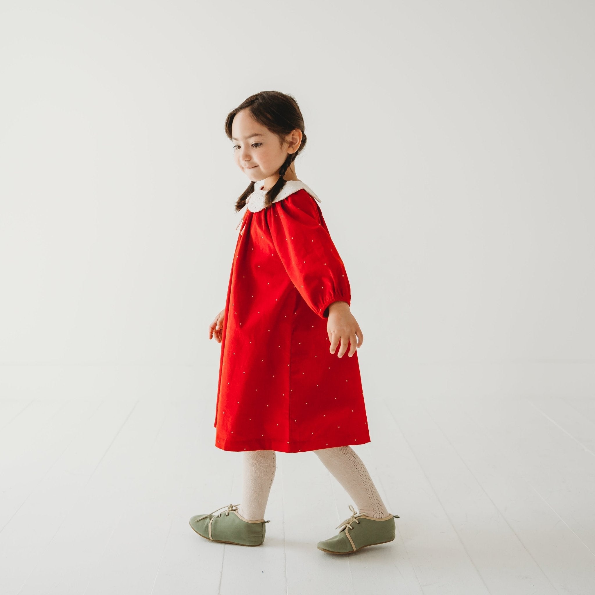 Christmas Carol Red Holiday Dress