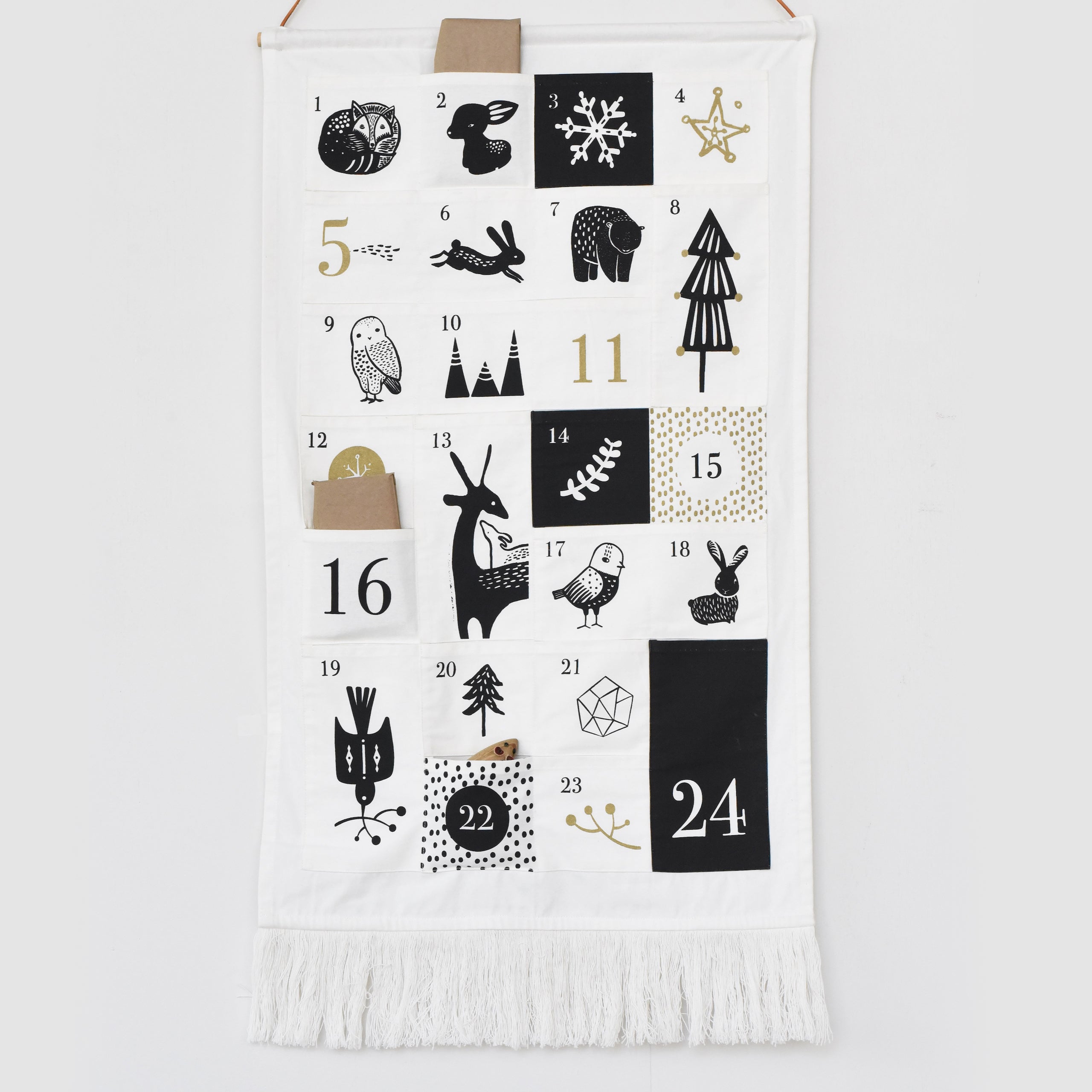 24 Pocket Advent Calendar - Winter Animals