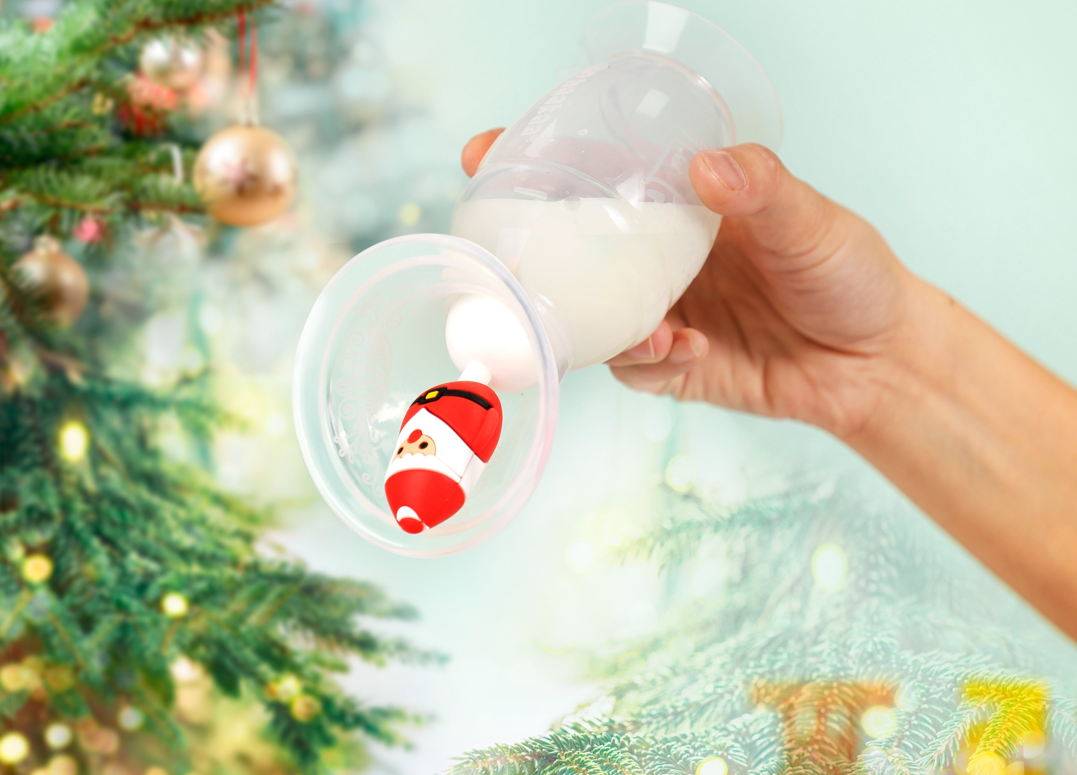 Haakaa Winter Holiday Silicone Breast Pump Stopper 1pk (limited Edition)