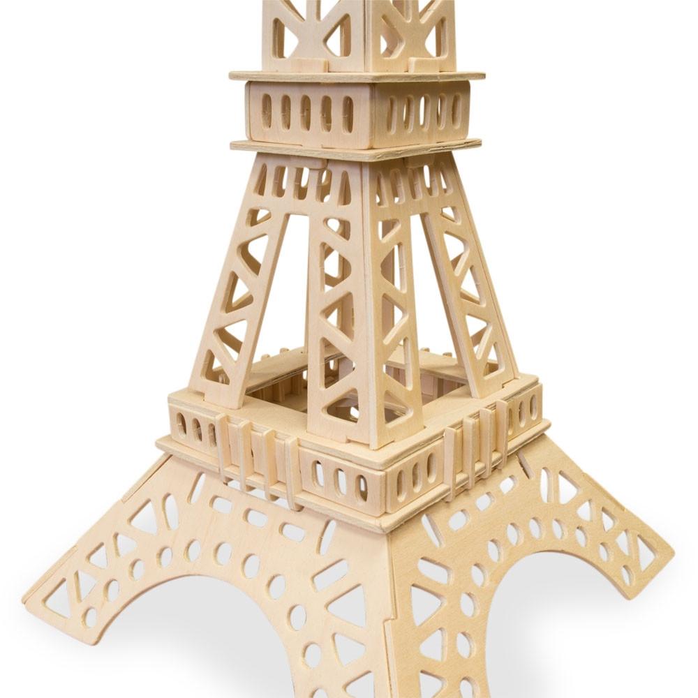 Eiffel Tower Model Kit Wooden 3d Puzzle