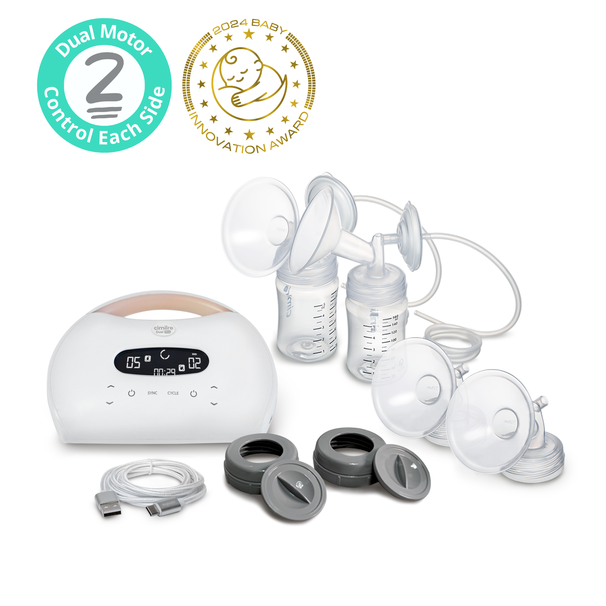 S7 Dual Pro Rechargeable Breast Pump