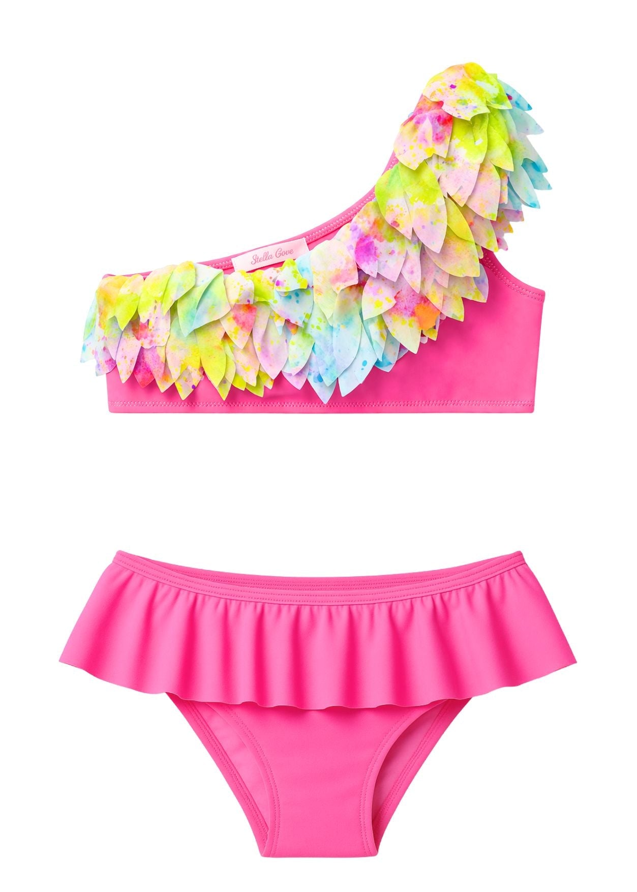 Citrus Bloom Bikini For Girls
