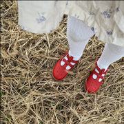 Claire T-strap - Red