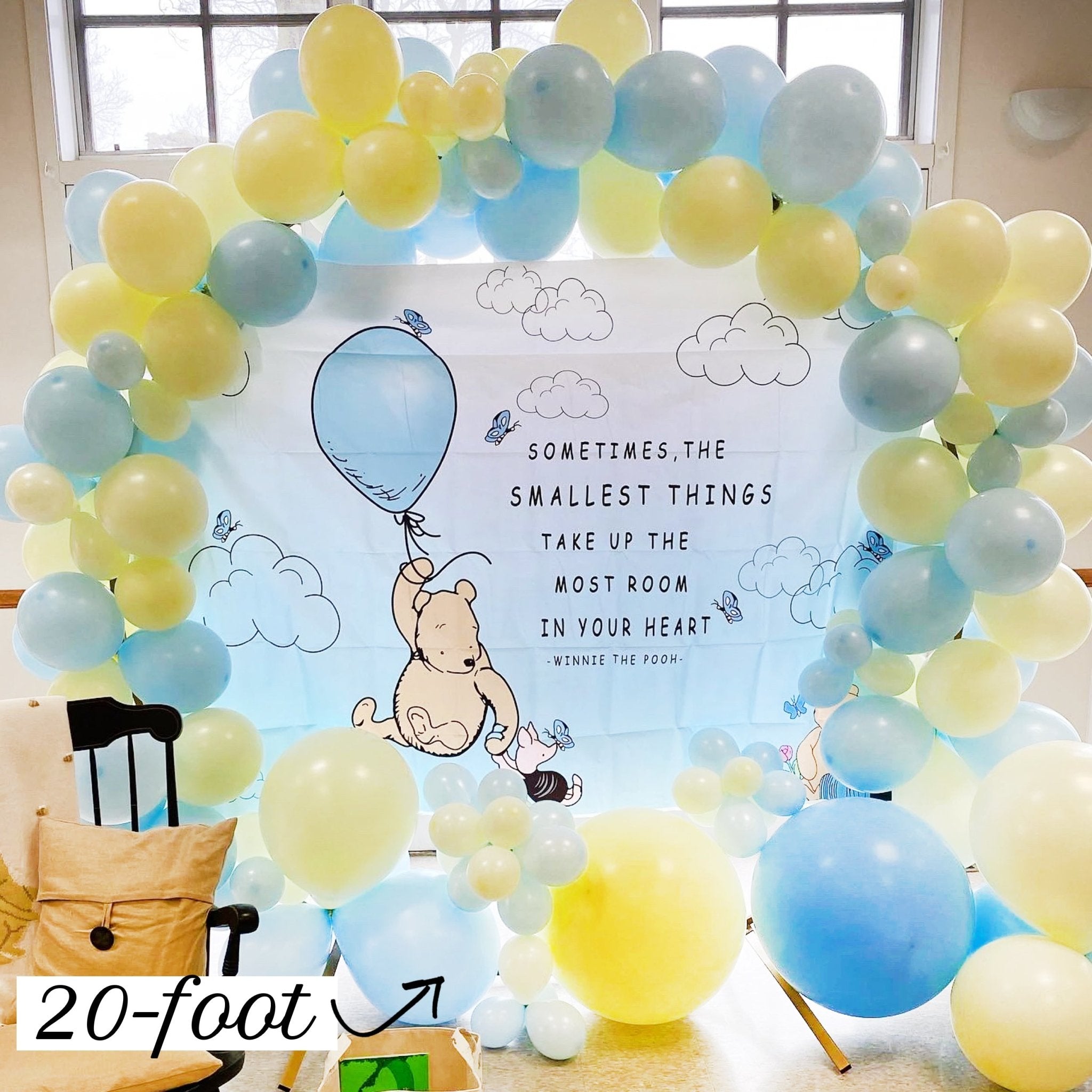 Pastel Blue & Yellow Balloon Garland Kit