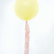 Pink And Yellow Pastel Paper Tassel Tail