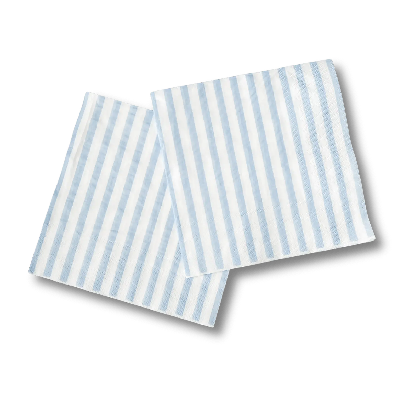 Classic Stripe Baby Blue Large Napkin (set Of 16)