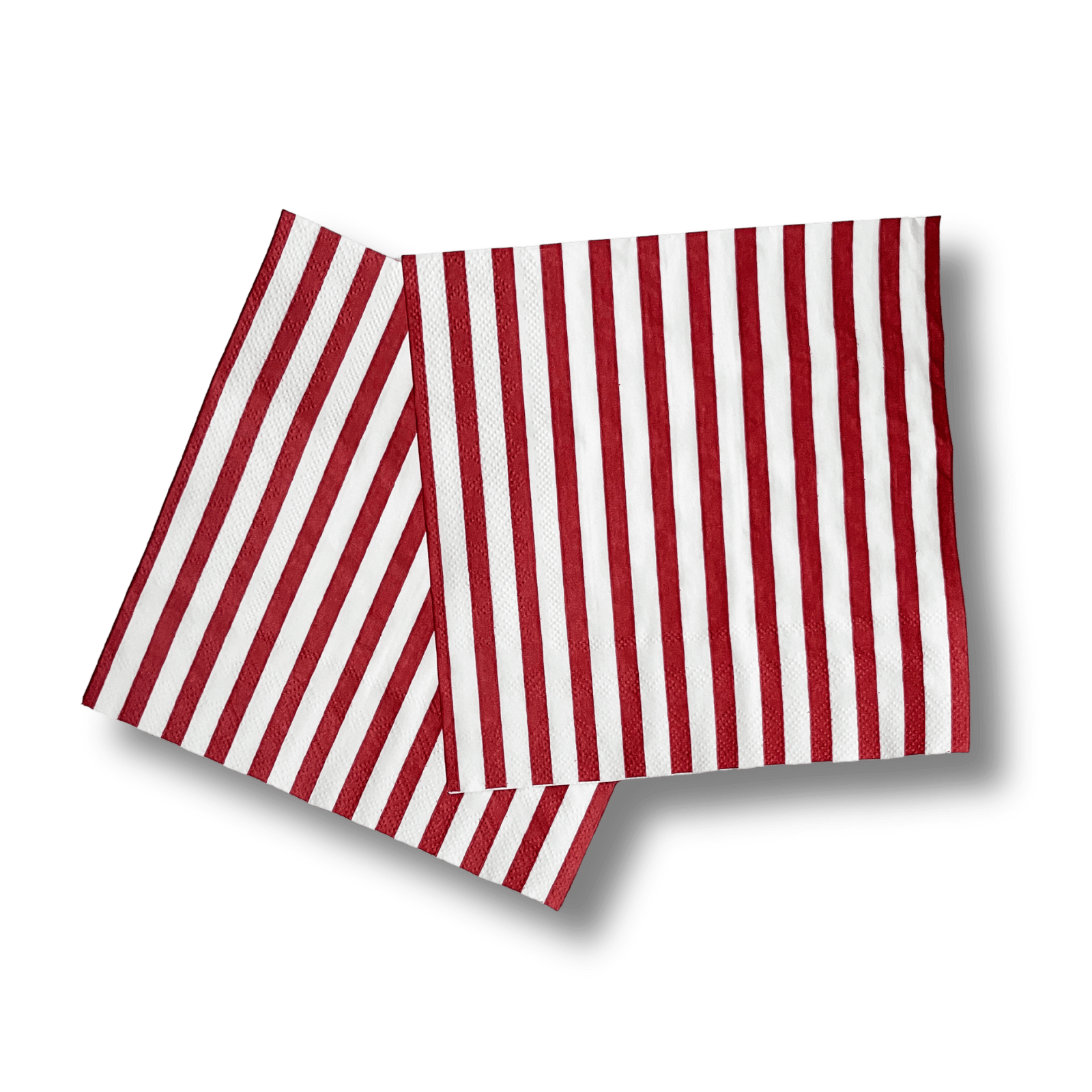 Classic Stripe Red Large Napkin (set Of 16)