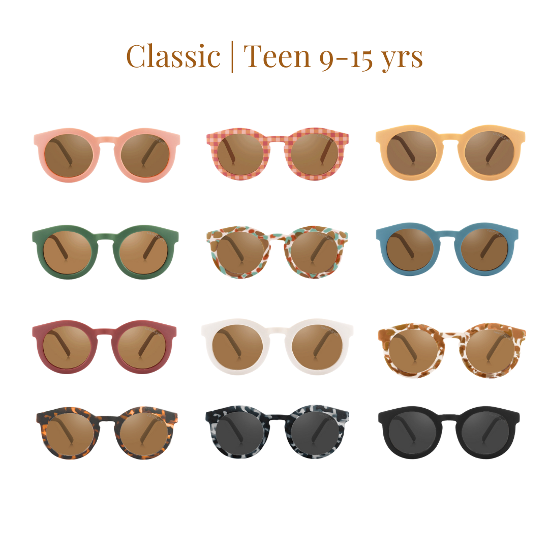 Classic | Sustainable Sunglasses | Plant-based Bendable Polarized - Teen | 9-15 Y