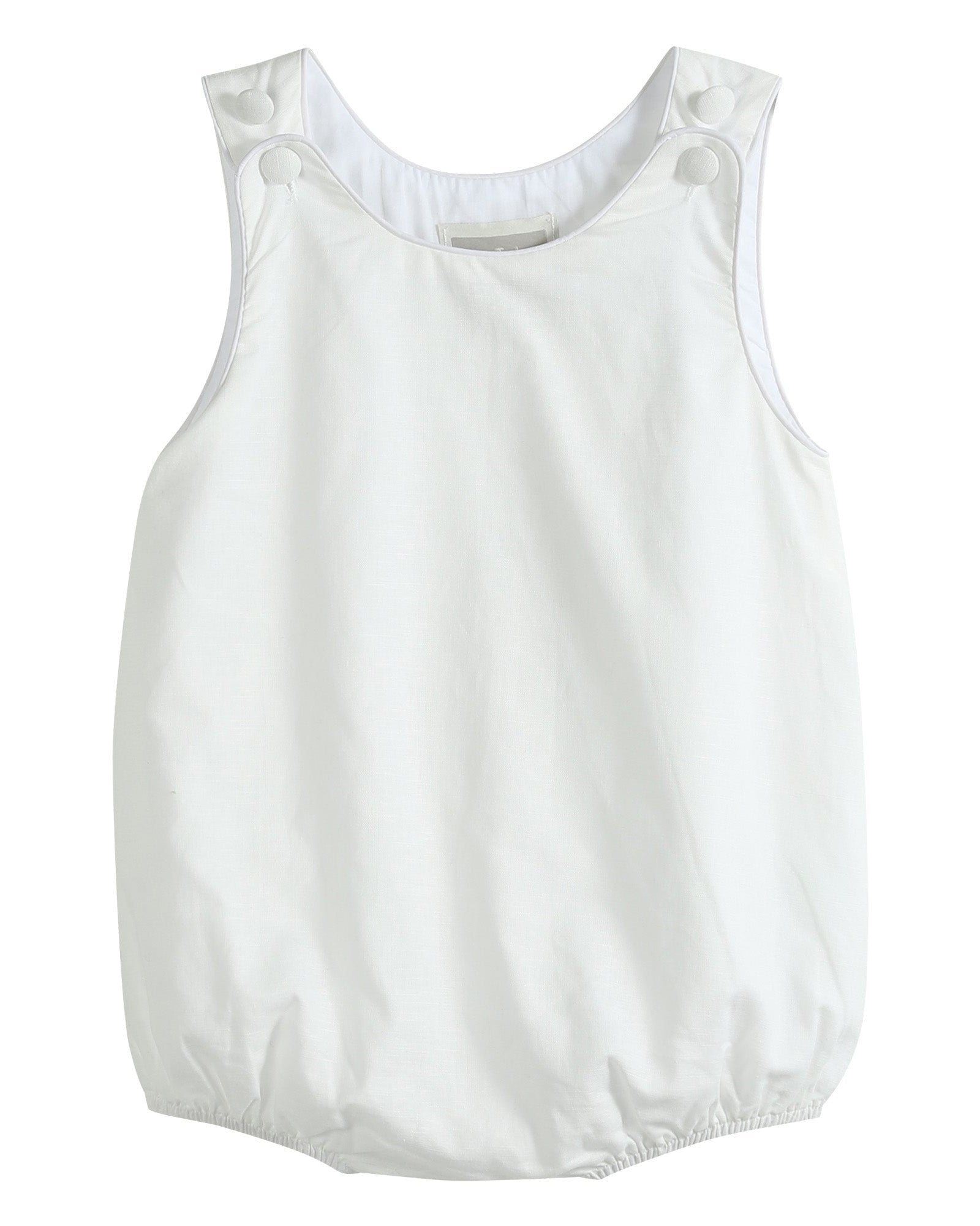 Classic White Bubble Romper