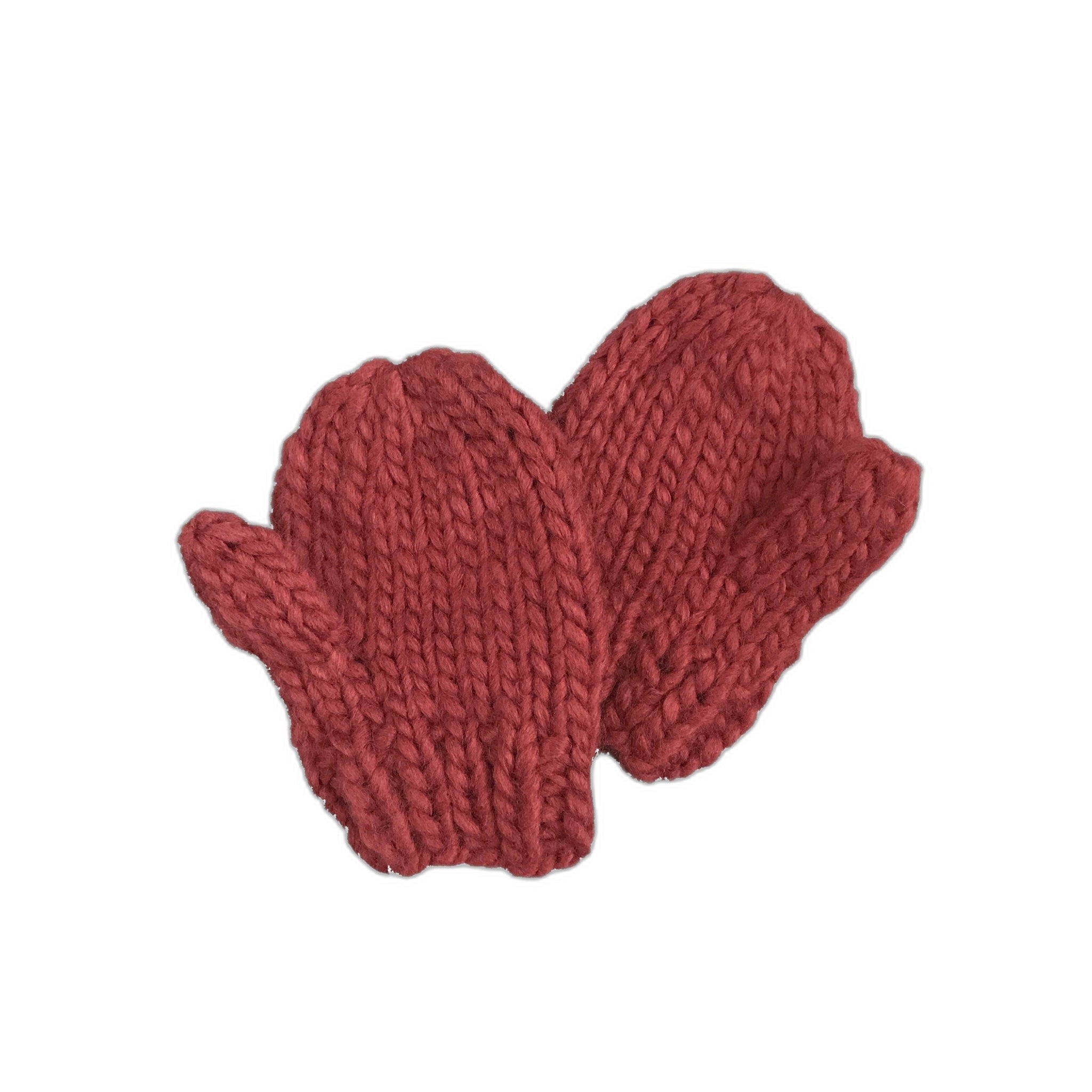 Classic Mittens, Red