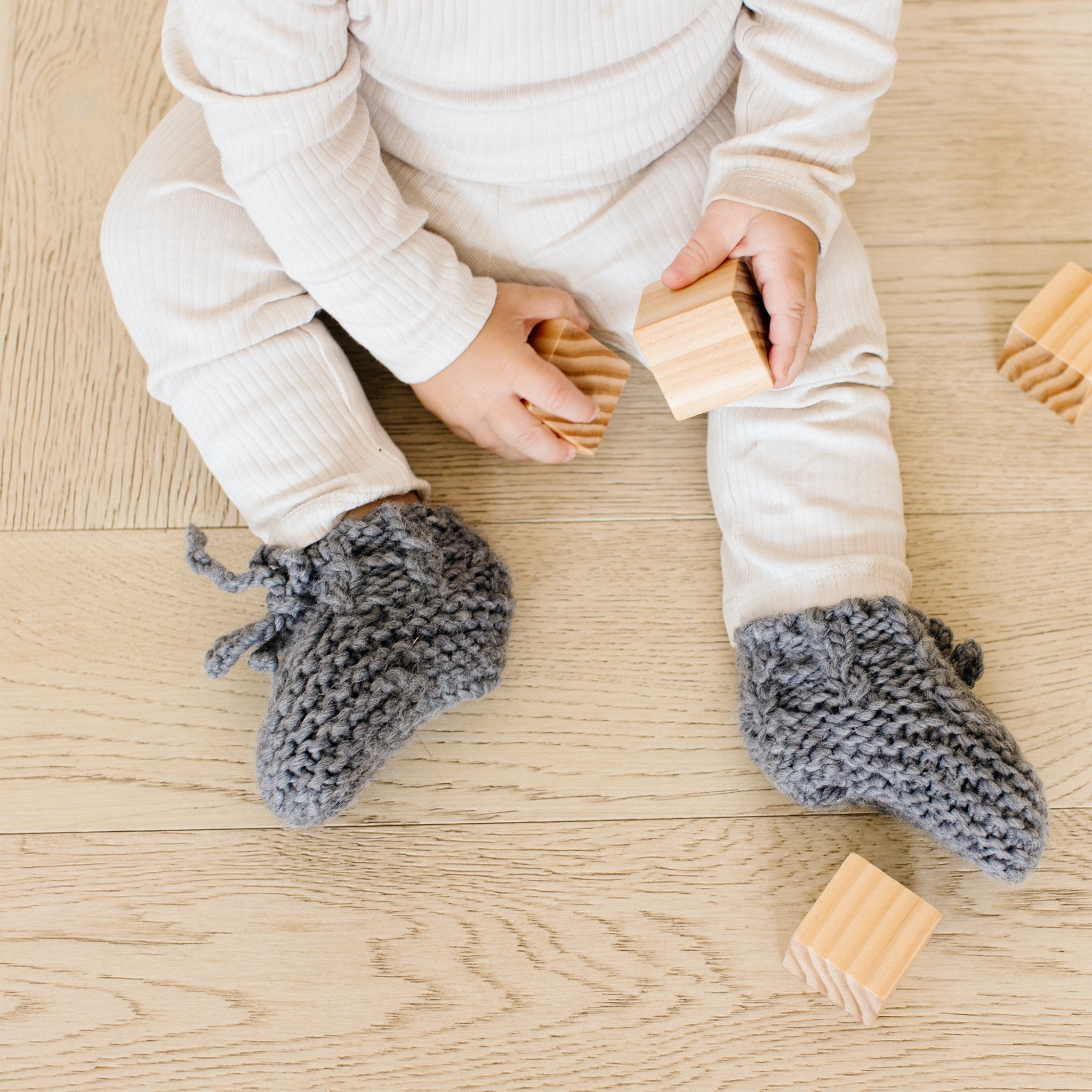 Classic Booties, Zinc