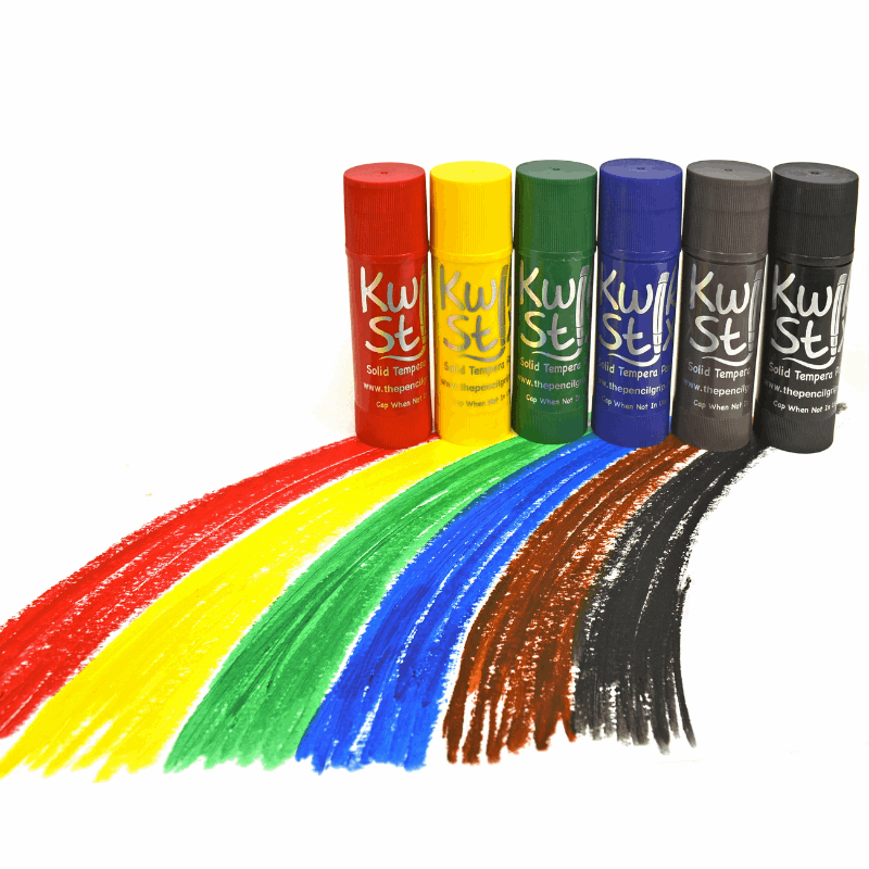 Jumbo Kwik Stix Paint Sticks, Set Of 6 Classic Colors
