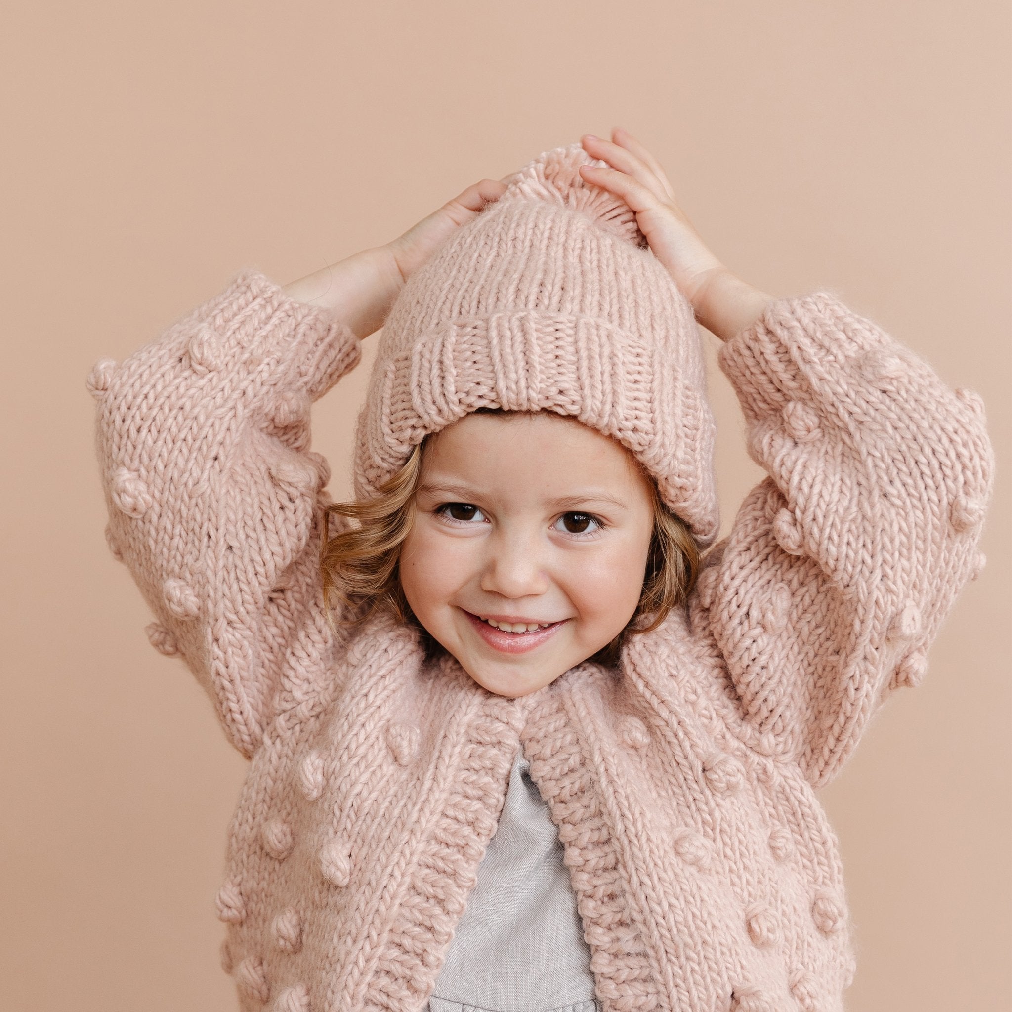 Classic Pom Hat, Blush