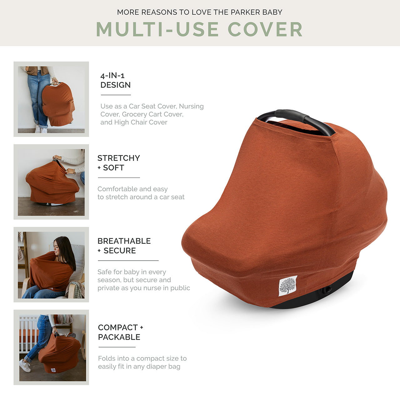 Multi-use Cover, Gray/white Stripes