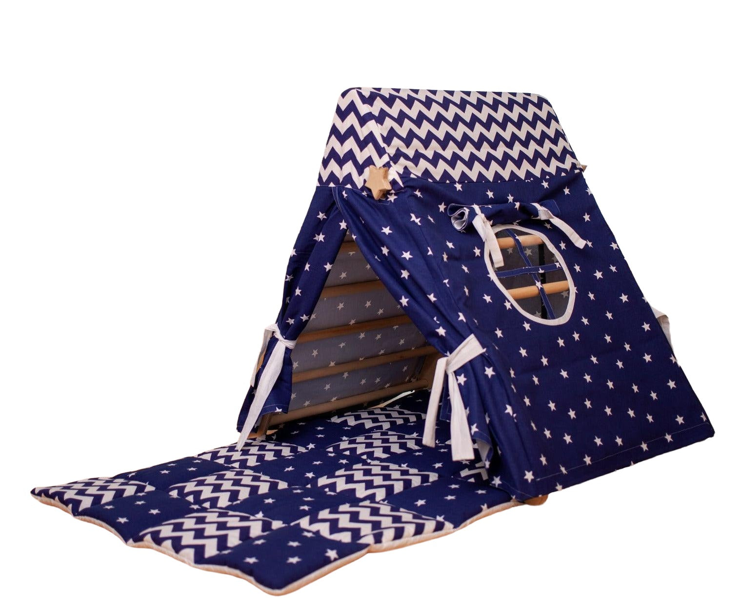 Climbing Triangle With Tent Cover, Mat, Ramp