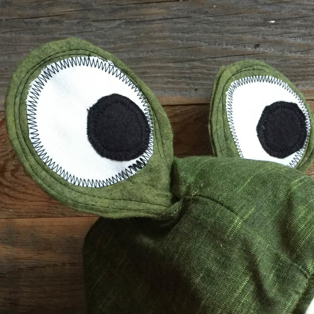 Ear Hat In Green Frog