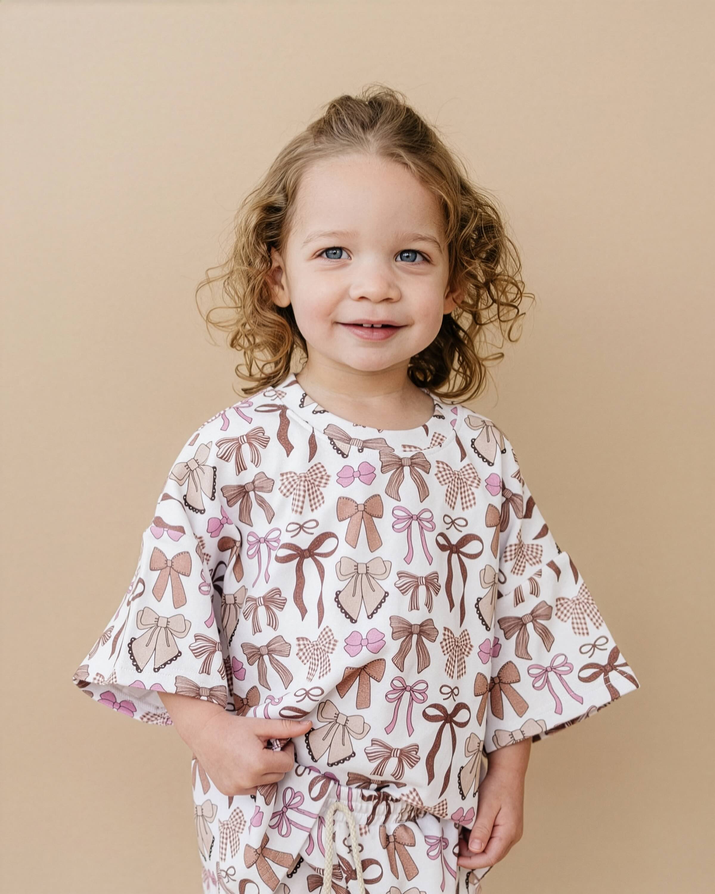 Shorts Set | Mocha Bows