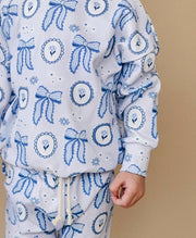 Jogger Set | Blue Bow