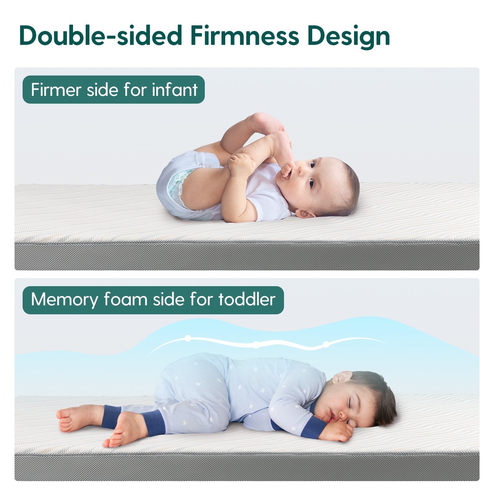 Cloud 4 Usda Bio Preferred Crib And Toddler Mattress With Soybean Fiber Mattress Cover