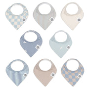 Cloud Bandana Bib Set (8 Pack)