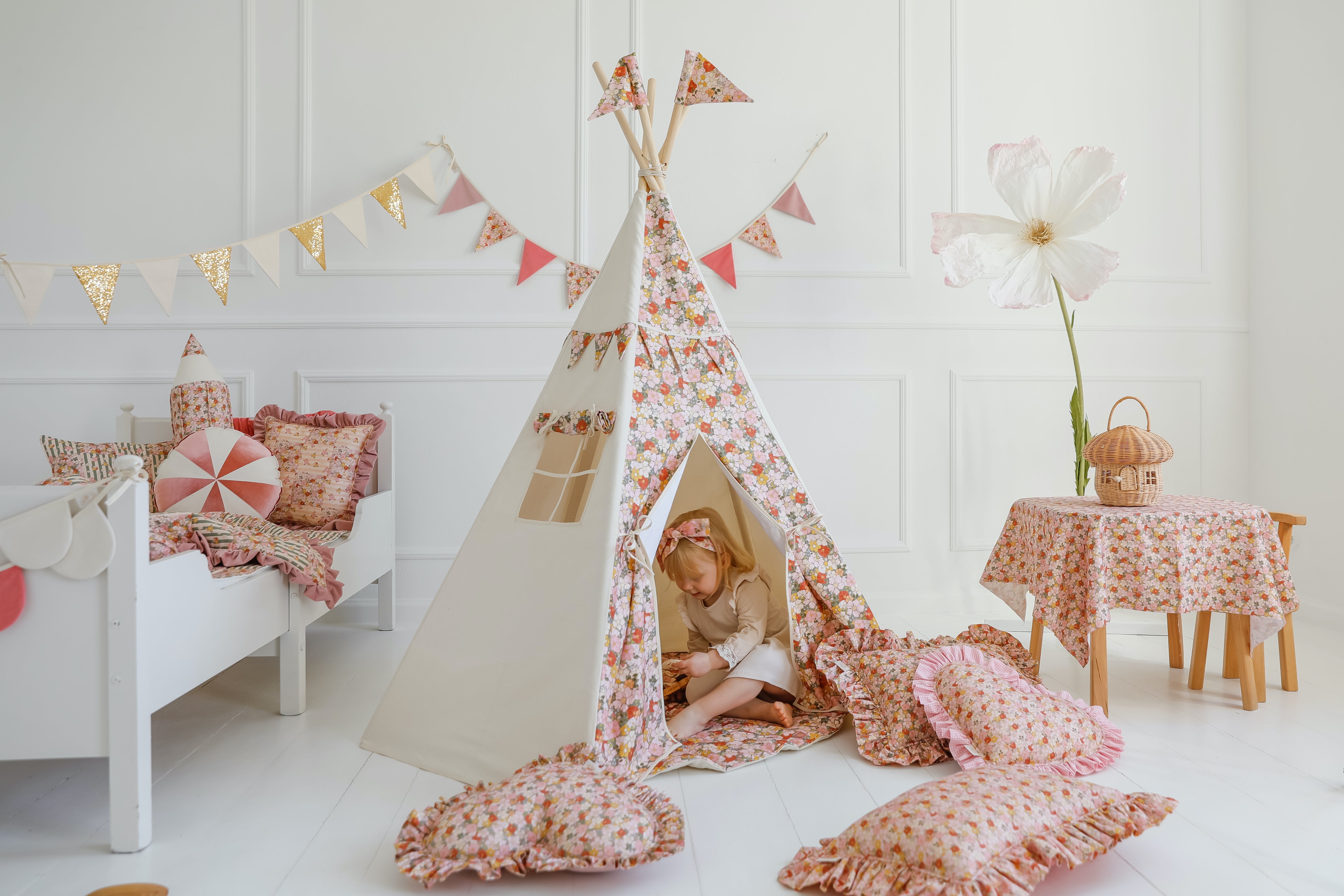 "birthday In The Garden" Garland