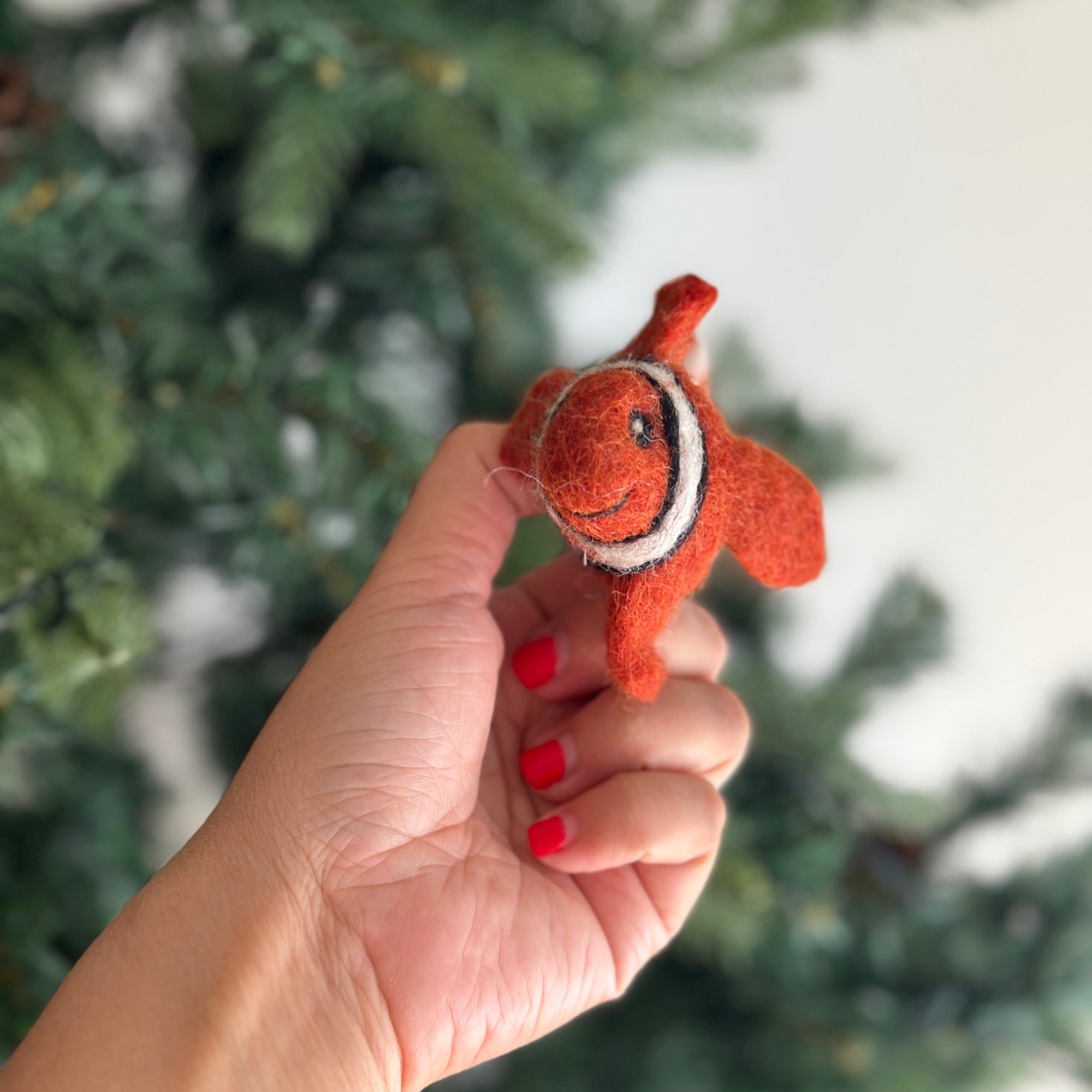 Clown Fish Finger Puppet