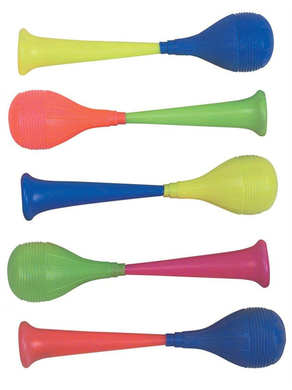 Assorted Color 11" Squeaky Clown Horn