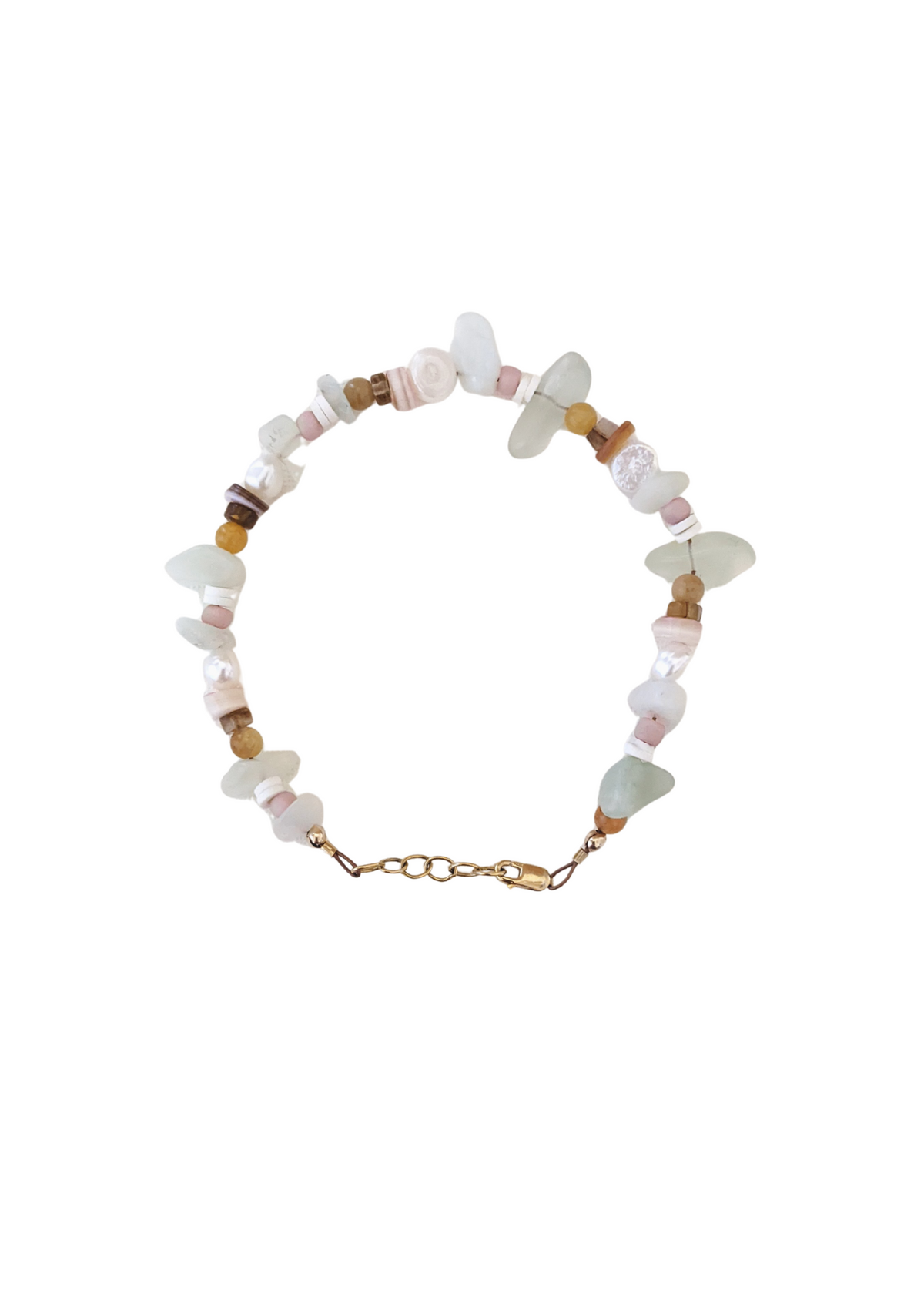 Coastal Jade Anklet