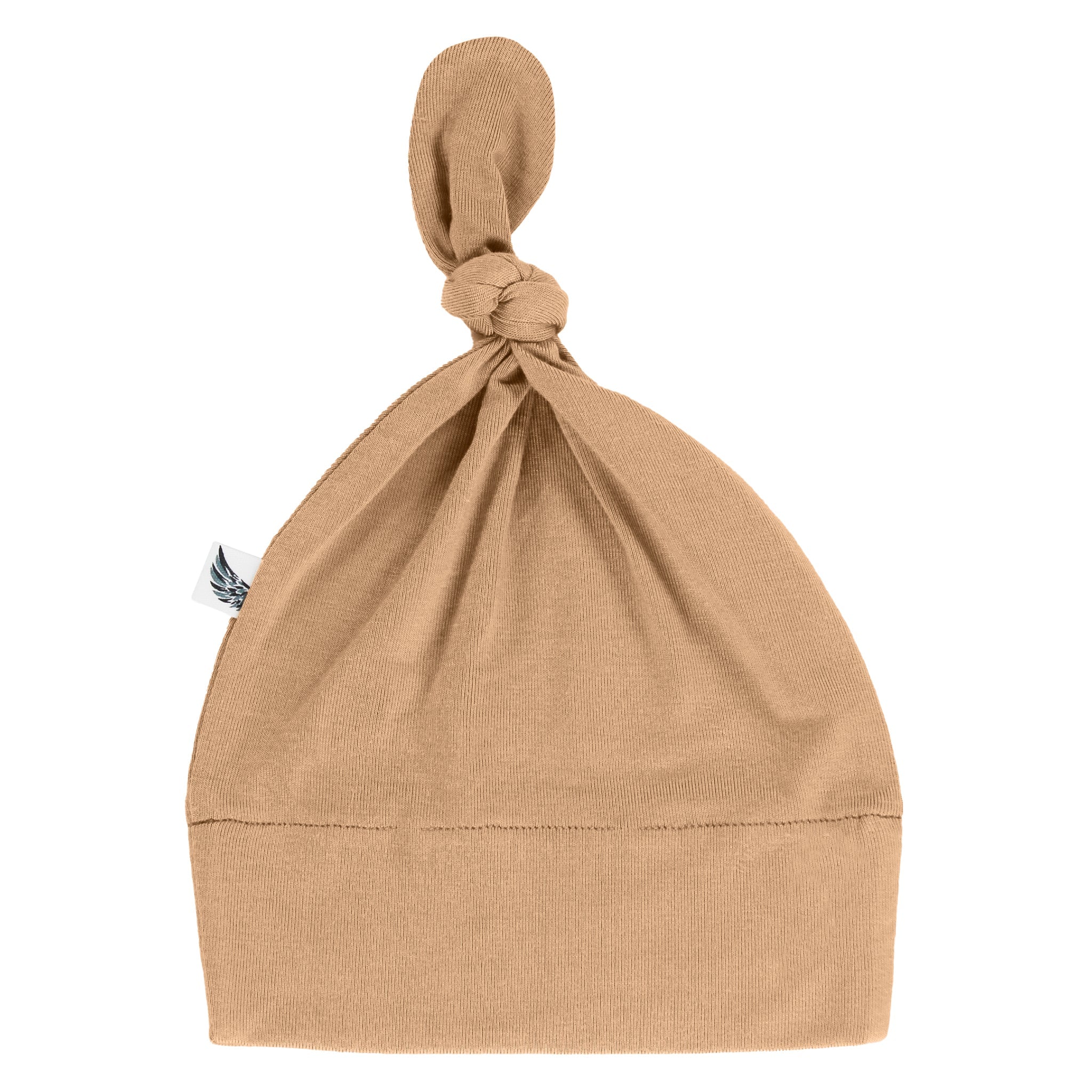 Coca Mocha Knotted Hat (0-3m)