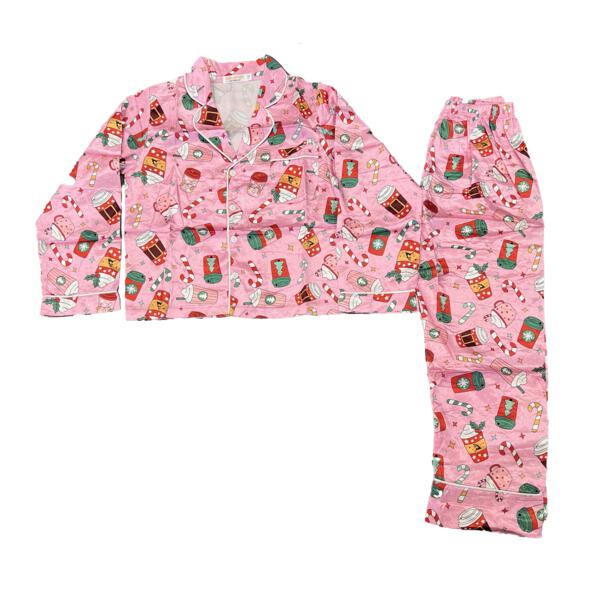 Tweenstyle By Stoopher - Cocoa Silky Loungewear Set