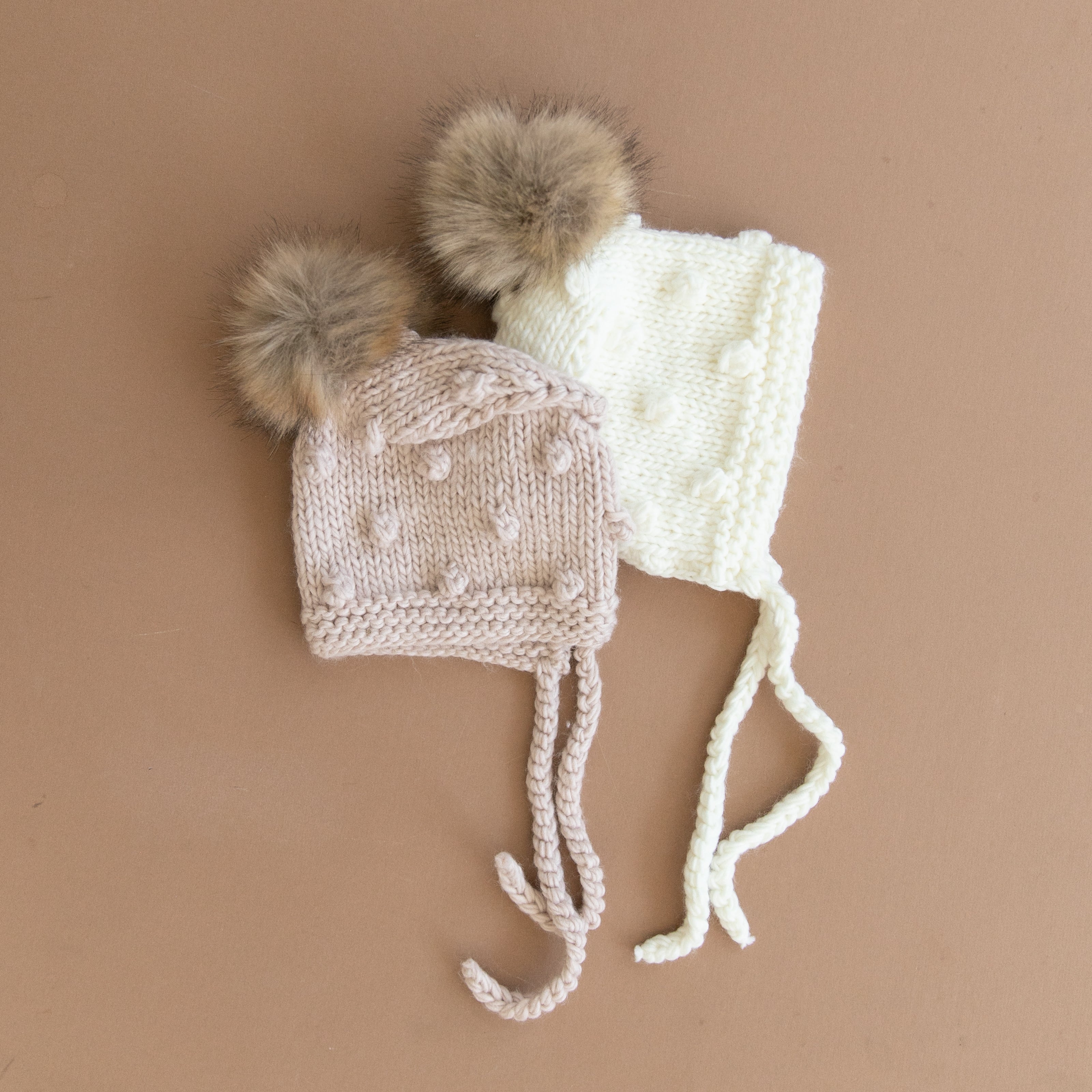 Coco Bonnet With Pom, Ivory