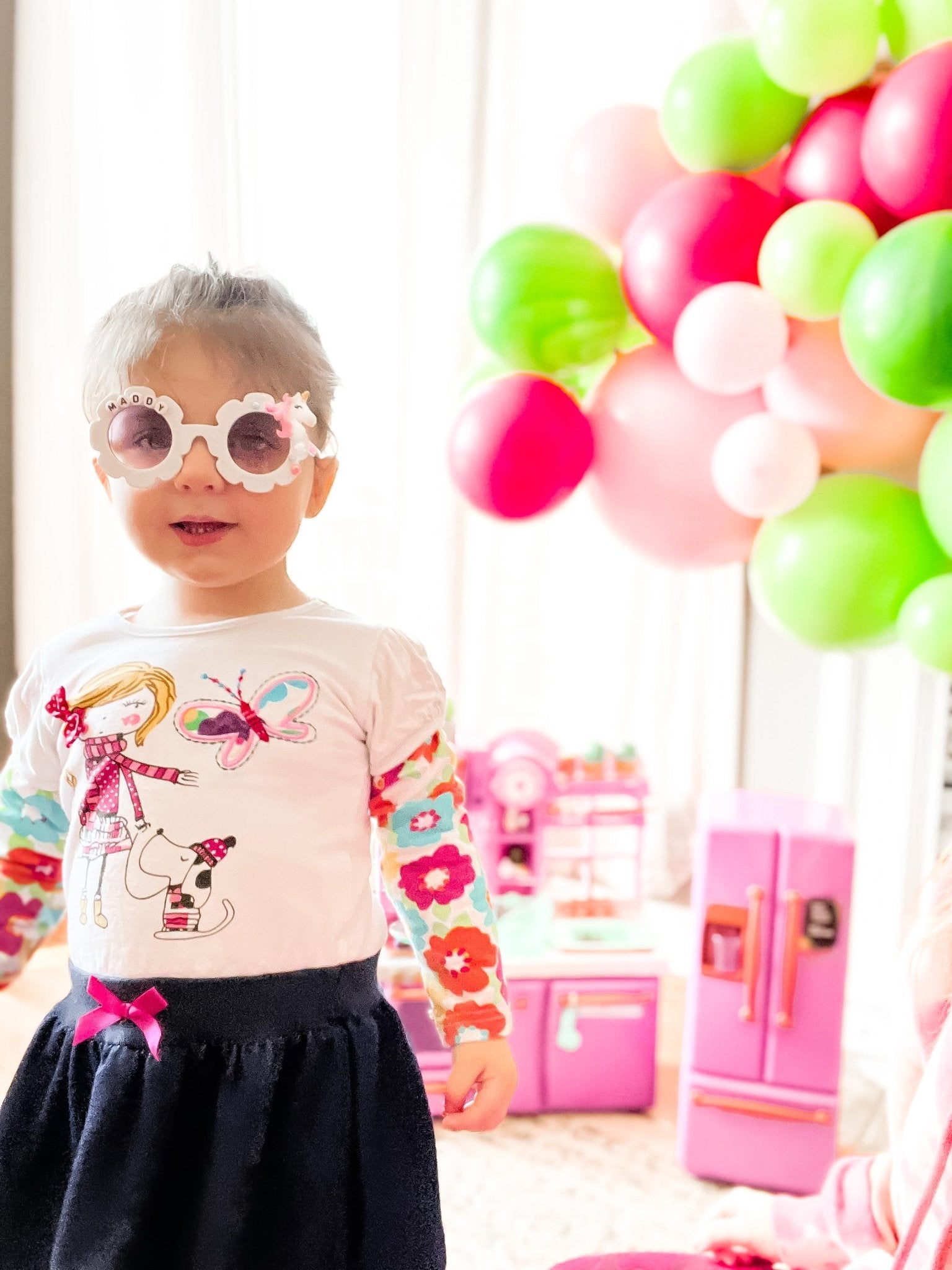 Fruity Balloon Garland Kit -pink And Lime Green