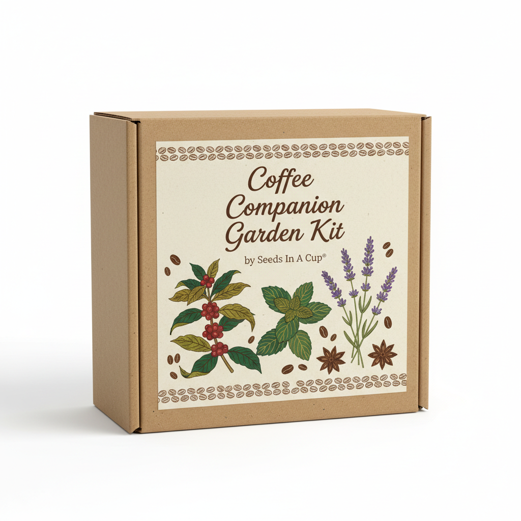 Coffee Companion Garden Kit | Coffee Arabica, Mint, Lavender & Anise |
