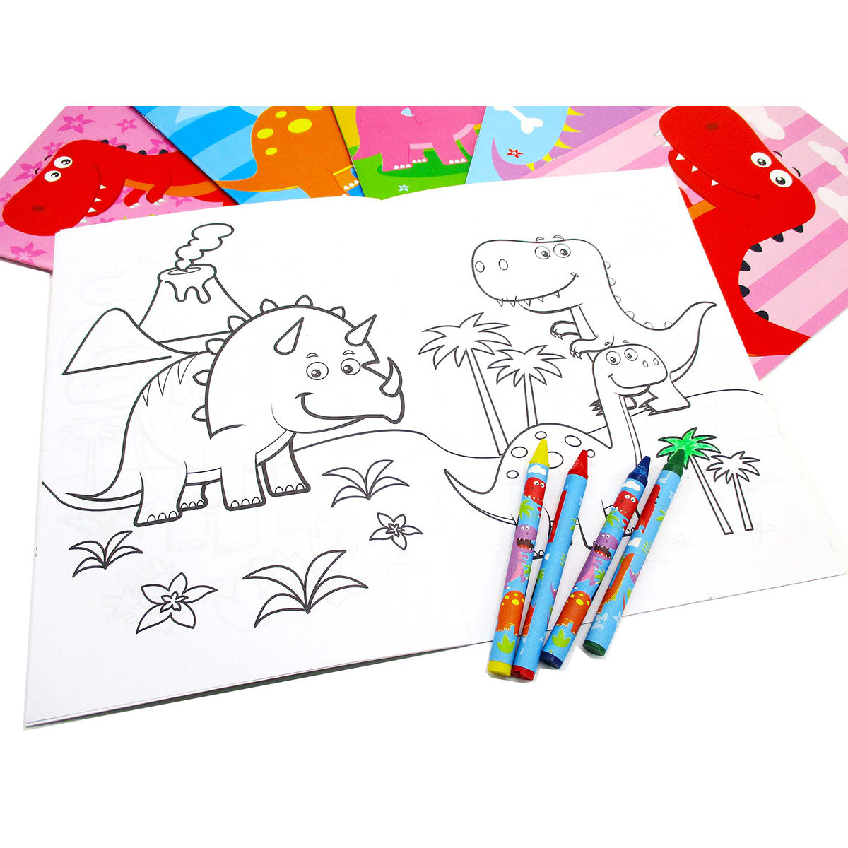 Dinosaurs Coloring Books - Set Of 6 Or 12