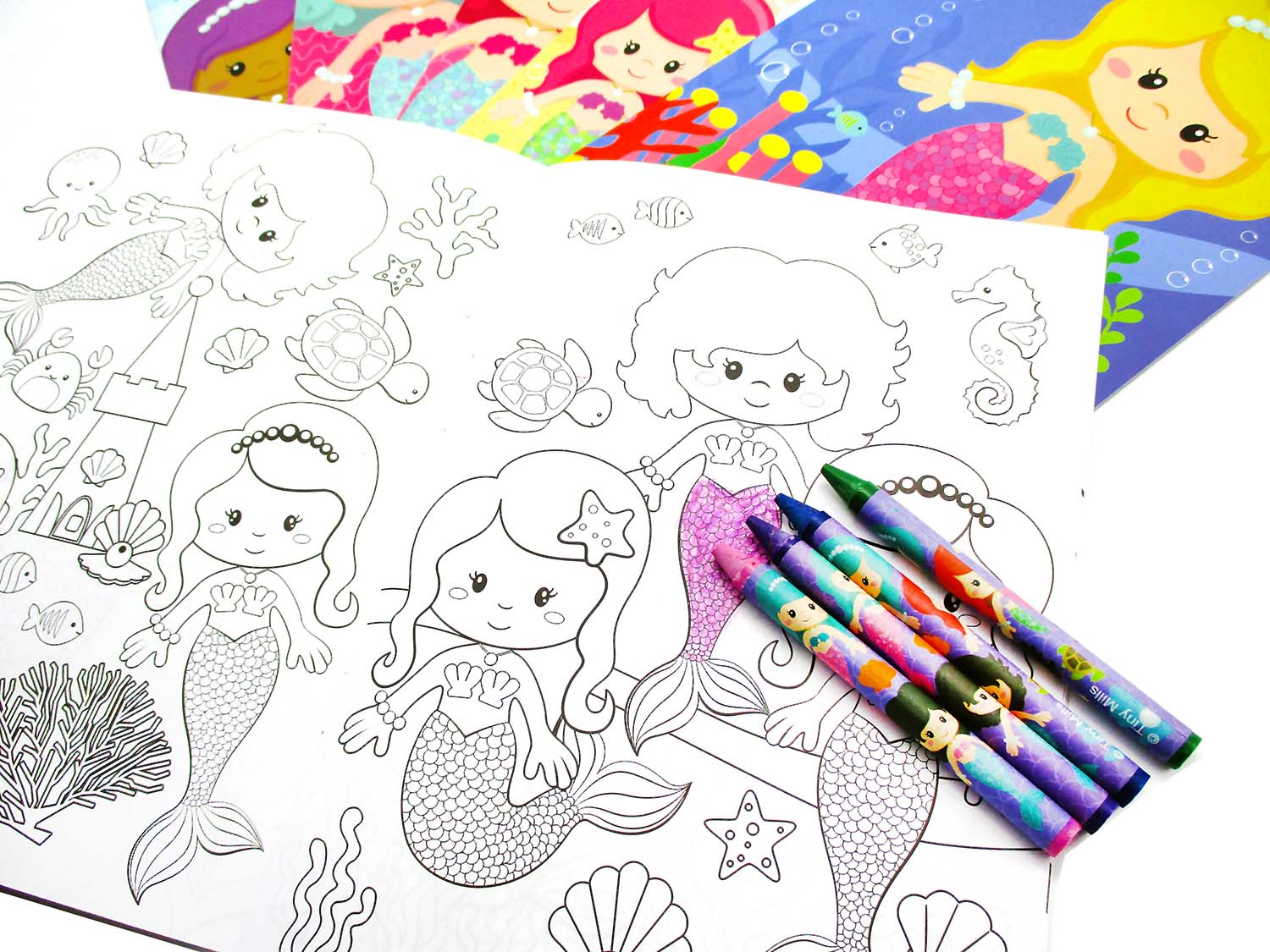 Mermaids Coloring Books - Set Of 6 Or 12
