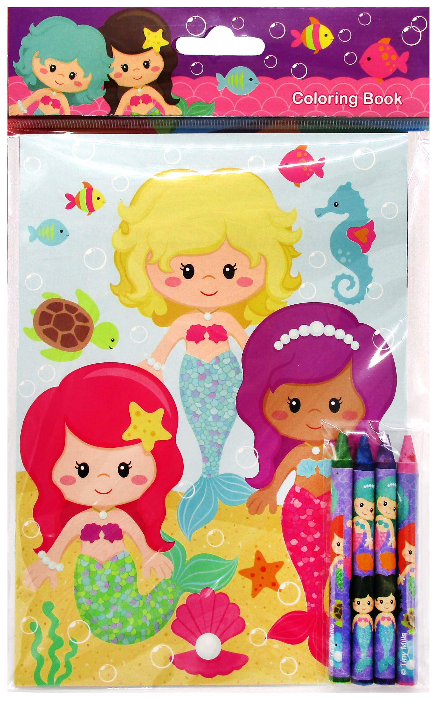 Mermaids Coloring Books - Set Of 6 Or 12