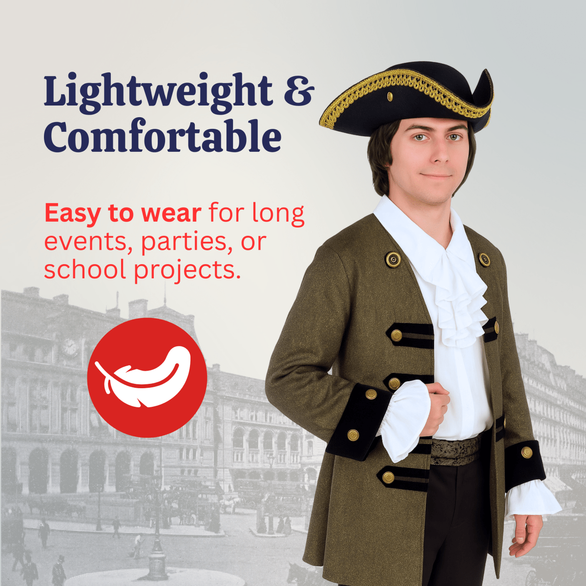 Colonial Hat - Teens And Adults