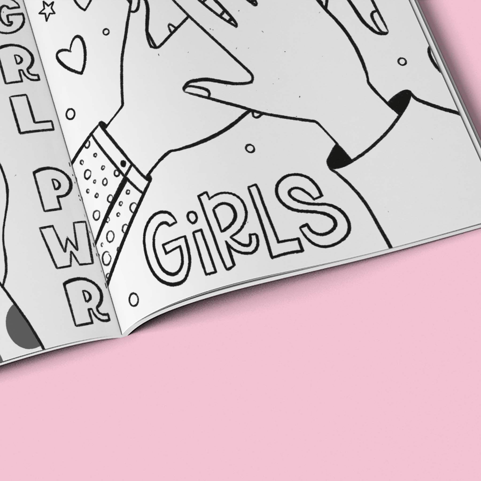 Girl Power Coloring Book