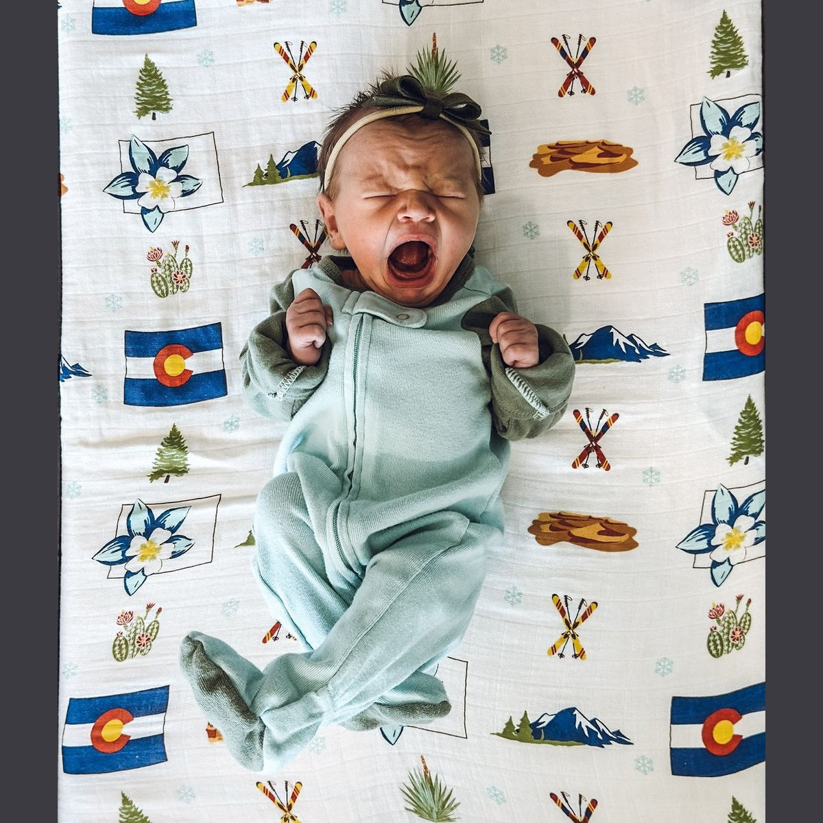 Colorado Baby Gift Bundle 3 Piece Newborn Essentials