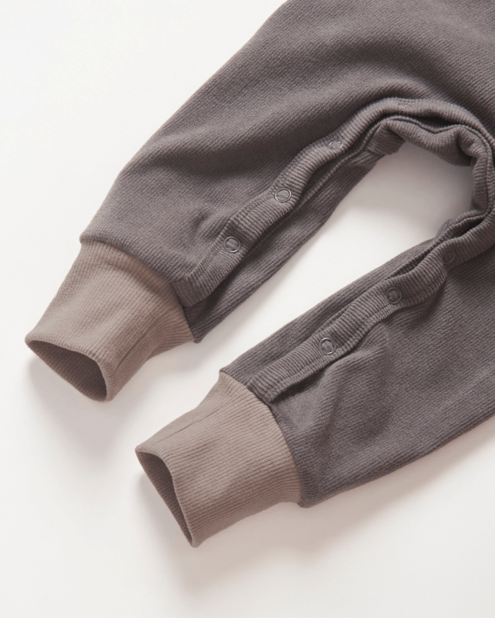 Colorblock Ribbed Romper - Graphite