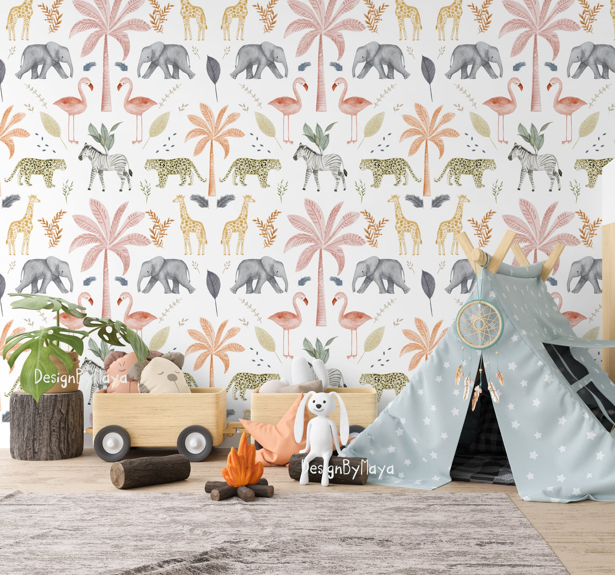 Sea Life & Animals Wallpaper - Nursery Wall Decor Wallpapers