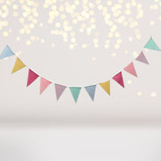 Colorful Burlap Party Banner