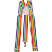 Colorful Striped Suspenders